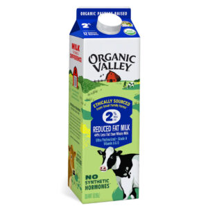 SỮA THANH TRÙNG TÁCH BÉO 2% HỮU CƠ ORGANIC VALLEY 1L