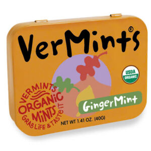 KẸO HỮU CƠ GINGERMINTS NHÃN HIỆU VERMINTS 40G